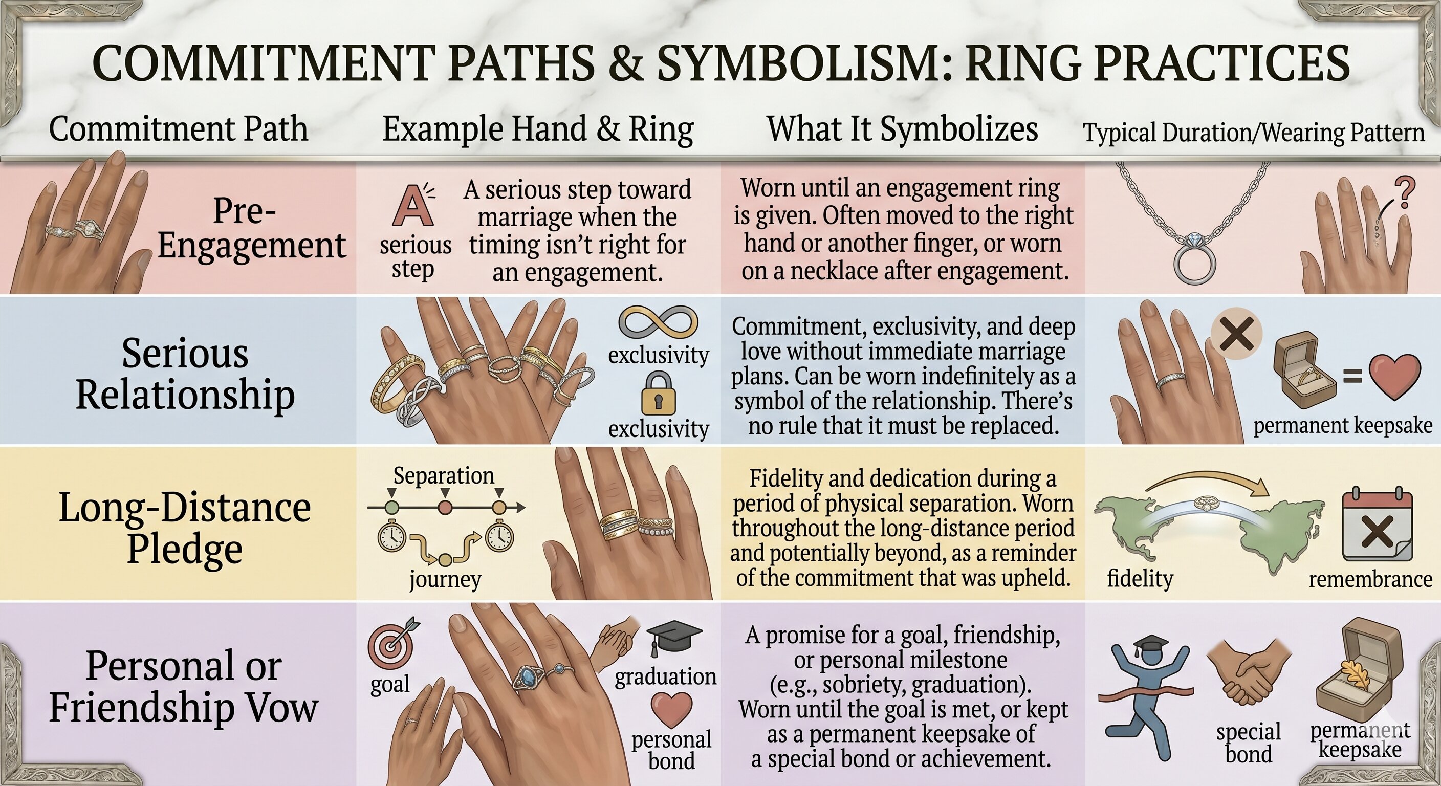 commitment paths symbolism
